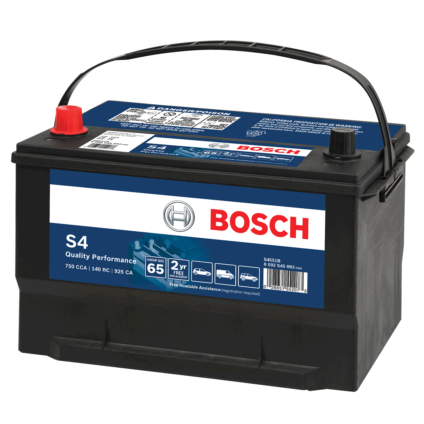 Battery Shop L4 AGM S5A11 Bosch Made in Germany